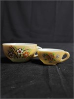 VINTAGE Decorative Mini Porcelain Floral Tea Cups