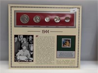1944 90% Silv Mint Set & Postal Comm