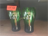 Pair of St Patty's Beer Glasses