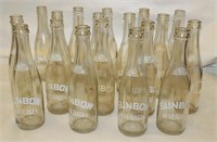 18 Vintage Sunbow Soda Bottles