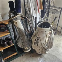 Lynx Tigress Golf Clubs & 2 Golf Bags