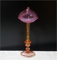 Art Glass Epergne Vase