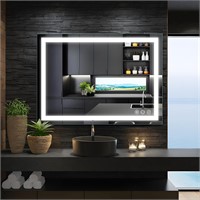 LED Vanity Mirror 32x24 3-Color, Anti-Fog