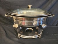 Large oval 4.2 quart chafing dish