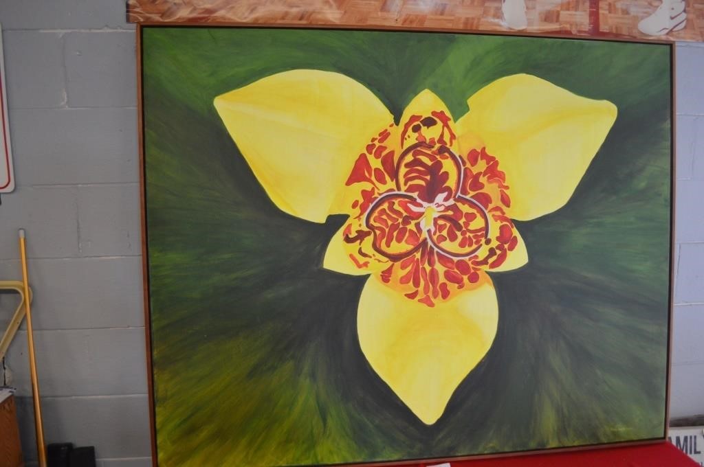 Large Orchid Painting