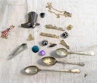 jewelry & misc. plated spoons