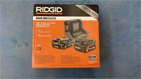 Ridgid Max Output 18V 2.0Ah & 4.0Ah Starter Kit