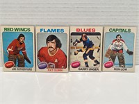 1975/76 4 Card Lot