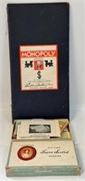 NEAT EARLY MONOPOLY GAME W ORIGINAL PIECES