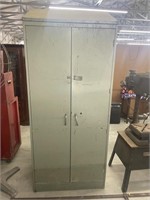 Approx 7ft metal storage cabinet