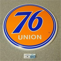 76 Union Enameled Metal Sign