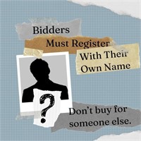 BUYERS MUST REGISTER IN THEIR OWN NAME