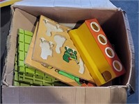 Box W/Vintage Children Activities