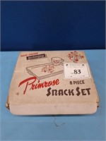 Anchor Glass Pinrose Snack Set