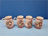 Rose Hand Painted Mugs