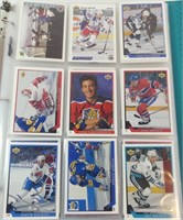 Binder of Hockey Cards