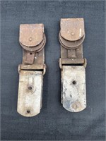2 Cast Iron Pulleys for Barn/Sliding Doors