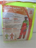 NEW 980 TRAFFIC RAIN PANTS SIZE  4XL