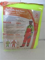 NEW 980 TRAFFIC RAIN PANTS SIZE  4XL