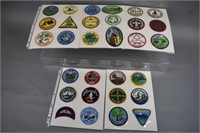 (30) Girl Scout Council Camp Patches