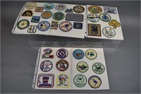 (36) Girl Scout Council Camp Patches