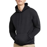Medium, Hanes Men's Pullover EcoSmart Hooded