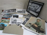 Large Box of Black and White Photo's, Postcards,