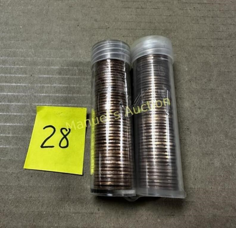 (2) ROLLS 1963 LINCOLN CENT