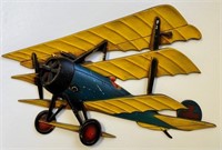 GREAT VINTAGE CAST AIRPLANE - WALL HANGING