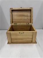 Decorative Wooden Box w/ Latching Lid