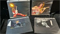4 Eddie Van Halen Photographs, Rock Memorabilia