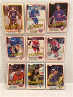 9 X 1980’s Hockey Cards