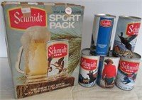 Vintage Schmidt Beer Sport Pack Cardboard Carrier