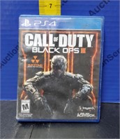 Play Station 4 CALL of DUTY BLACK OPS Game