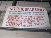 No Trespassing Sign