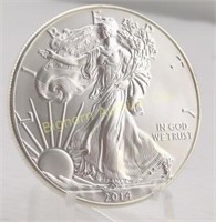 2014 Silver Eagle One Troy Ounce Fine Silver