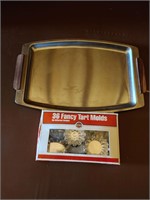 Fancy Tart Molds & Serving Tray