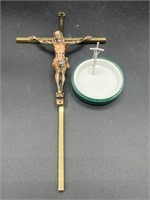 Crucifix Silver Pin