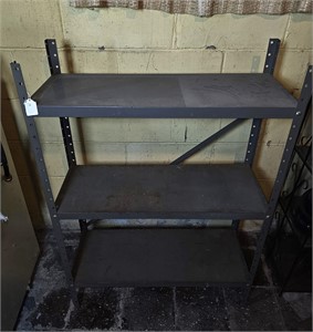Gray Metal Shelving Unit 41x30x12