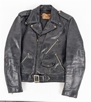 1960's Alan Gilmore Black Leather Jacket