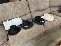 4 Hats Size 7 1/4"