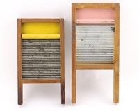 Two Wolverine Co. Toy Washboards