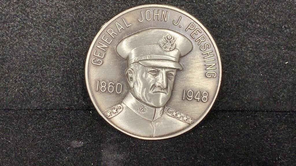 1860-1948 General John Pershing .999 Silver