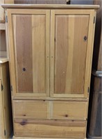 Wood Pantry Cabinet, damage as