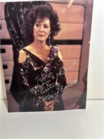 Majel Barrett Star Trek Autographed 8x10 Photo