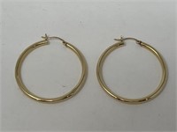 Pair of Earrings Mkd. 14K - 4.6 Grams