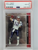 2007 Topps Finest Tom Brady 8 PSA 10 Low POP