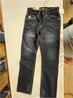 Cinch 28x36 Ian Mid Rise Slim Boot Cut Jeans