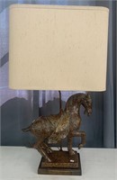 LARGE HORSE LAMP Approx. 36” Total Height
