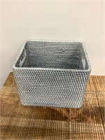 $35  Small denim whicker basket